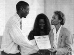 Juel Smith awarding scholarships to African American students by University of South Florida