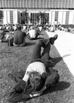 Student rally in front of the University Center, c.1965 by University of South Florida