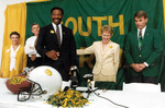 President Betty Castor with Lee Roy Selmon and Paul Griffin
