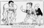 Cartoon about cancellation of speaker Billy Wade in 1964 by University of South Florida