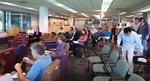 Audience at Faculty Research Lightning Talks, April 23, 2015, A by University of South Florida St. Petersburg. Nelson Poynter Memorial Library