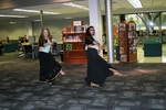 Two Bollywood Dancers, Multicultural Day at the Library, November 18, 2014, B by University of South Florida St. Petersburg. Nelson Poynter Memorial Library