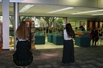 Two Bollywood Dancers, Multicultural Day at the Library, November 18, 2014, E by University of South Florida St. Petersburg. Nelson Poynter Memorial Library
