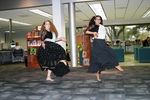 Two Bollywood Dancers, Multicultural Day at the Library, November 18, 2014, L by University of South Florida St. Petersburg. Nelson Poynter Memorial Library