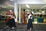 Two Bollywood Dancers, Multicultural Day at the Library, November 18, 2014, M by University of South Florida St. Petersburg. Nelson Poynter Memorial Library