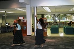 Two Bollywood Dancers, Multicultural Day at the Library, November 18, 2014, N by University of South Florida St. Petersburg. Nelson Poynter Memorial Library