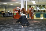 Two Bollywood Dancers, Multicultural Day at the Library, November 18, 2014, S by University of South Florida St. Petersburg. Nelson Poynter Memorial Library