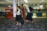 Two Bollywood Dancers, Multicultural Day at the Library, November 18, 2014, V by University of South Florida St. Petersburg. Nelson Poynter Memorial Library