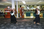 Two Bollywood Dancers, Multicultural Day at the Library, November 18, 2014, W by University of South Florida St. Petersburg. Nelson Poynter Memorial Library