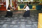 Two Bollywood Dancers, Multicultural Day at the Library, November 18, 2014, X by University of South Florida St. Petersburg. Nelson Poynter Memorial Library