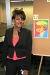 Salem Solomon Stands Next to Poster, A by University of South Florida St. Petersburg. Nelson Poynter Memorial Library