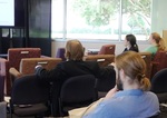 Audience at Faculty Research Lightning Talks, April 23, 2015, I by University of South Florida St. Petersburg. Nelson Poynter Memorial Library