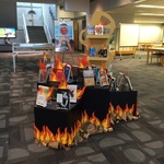 Exhibit Photos, Banned Books Display, Fall 2015, A by Camielle Crampsie, LeAnna Kiggins, Natalie Polson, and Angela Hood