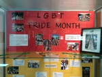 Exhibit Photos, LGBT Pride Month, June 2015, A by Camielle Crampsie, Angela Hood, and Margaret Manzano