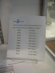 Exhibit Photos, Open Access @ the Poynter Library, October-November 2011, I by James Anthony Schnur and Kelsey Adams