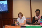 Cynthia Langtiw as Addison Ashland and Kate Trelease as Charlotte at 2016 Qualitative Report Conference, Davie, Florida by Charles Vanover