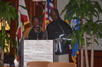 Tracie Rogers and Omar Salaam at 2016 Qualitative Report Conference, Davie, Florida, B by Charles Vanover