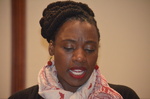 Cythnia Langtiw as Addison Ashland at 2016 Qualitative Report Conference, Davie, Florida, C by Charles Vanover