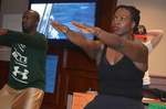 Cythnia Langtiw as Addison Ashland and Another Performer at 2016 Qualitative Report Conference, Davie, Florida, A by Charles Vanover