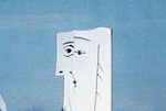 Picasso sculpture mock-up against blue sky