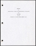 Handbook of Constitution, By Laws, Job Descriptions, and Policies for the Board of the University of South Florida Women's Club, 1992 by USF Women's Club
