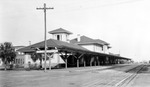 (ACL) Atlantic Coast Line Railroad train station on 1st Avenue South between 2nd and 3rd Street by Francis G. Wagner and Nelson Poynter Memorial Library