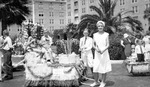 Fountain of Youth parade float at Vinoy Hotel, with children by Francis G. Wagner and Nelson Poynter Memorial Library