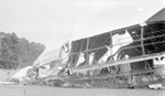 Dirigible wreck on the ground, close-up by Francis G. Wagner and Nelson Poynter Memorial Library
