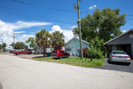 Residential Street with Homes and Vehicles, Tampa, Florida