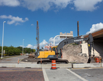 Construction Equipment Near Interstate 4 Overpass, Tampa, Florida